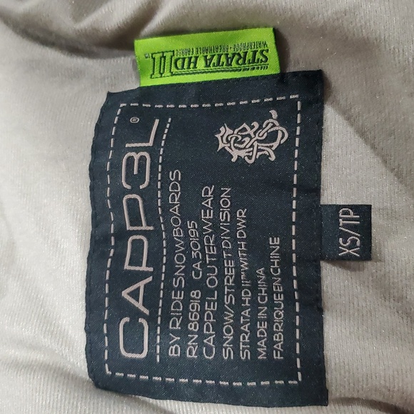 RIDE snowboards Cappel strata HD olive green coat - Picture 13 of 16